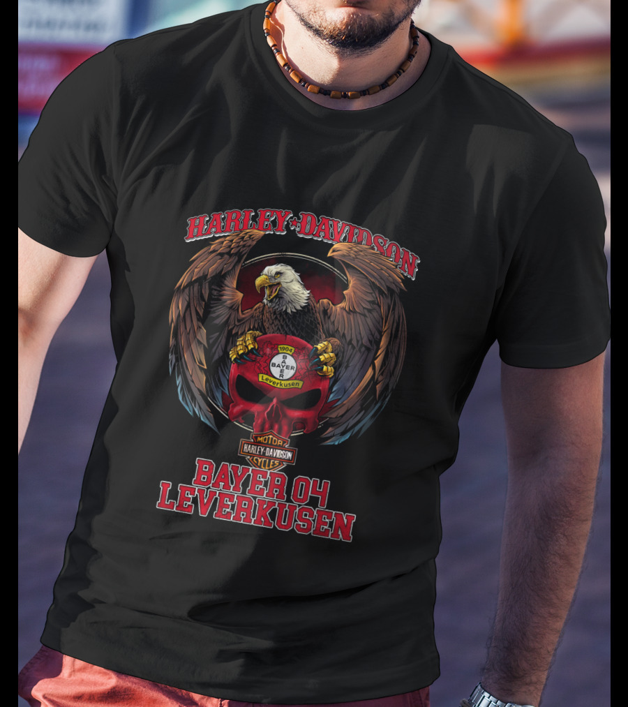 Harley Davidson Eagle Bayer 04 Leverkusen T-Shirt