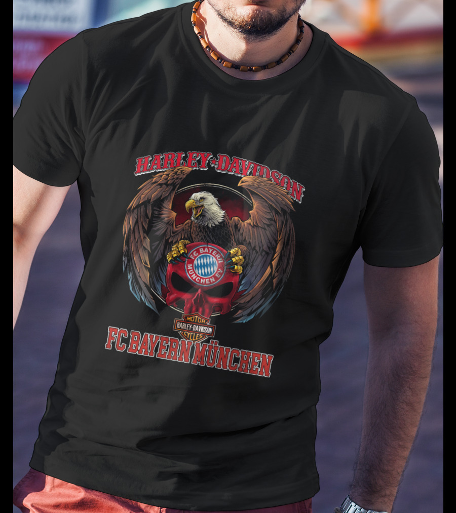 Harley Davidson Fc Bayern München Eagle T-Shirt