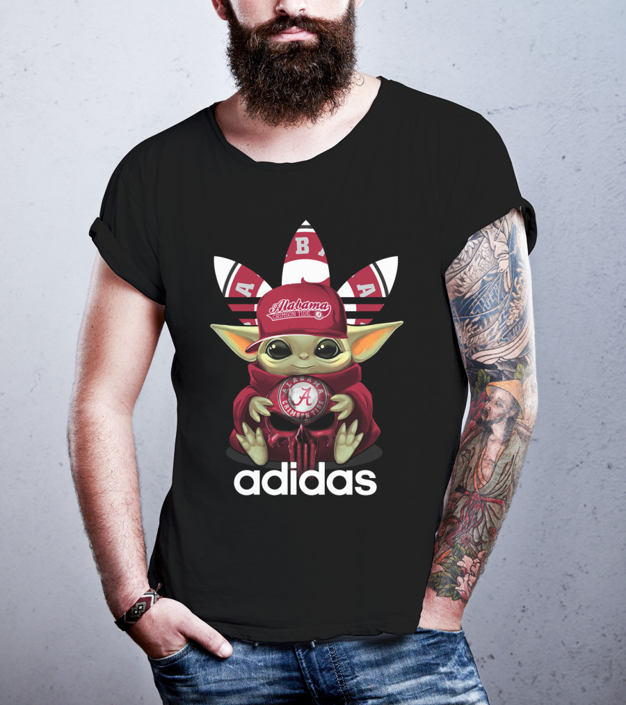 Alabama Crimson Tide Baby Yoda T-Shirt