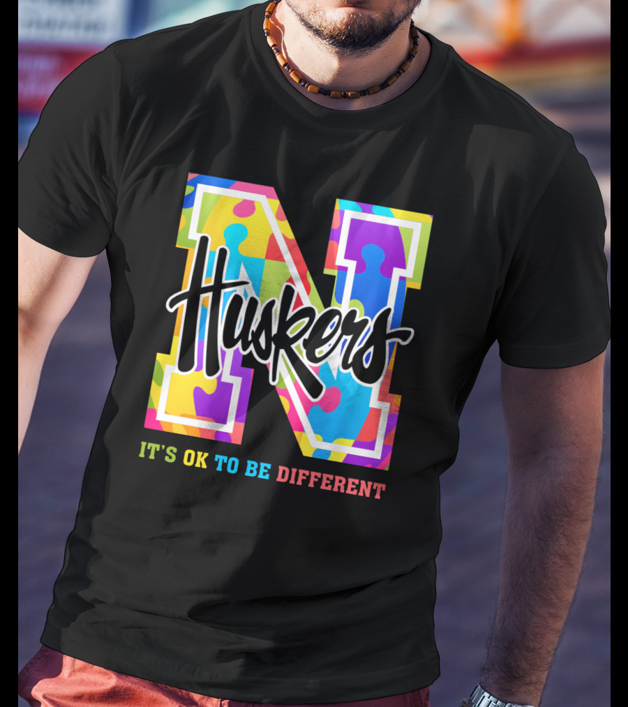 Huskers It's OK To Be Different T-Shirt