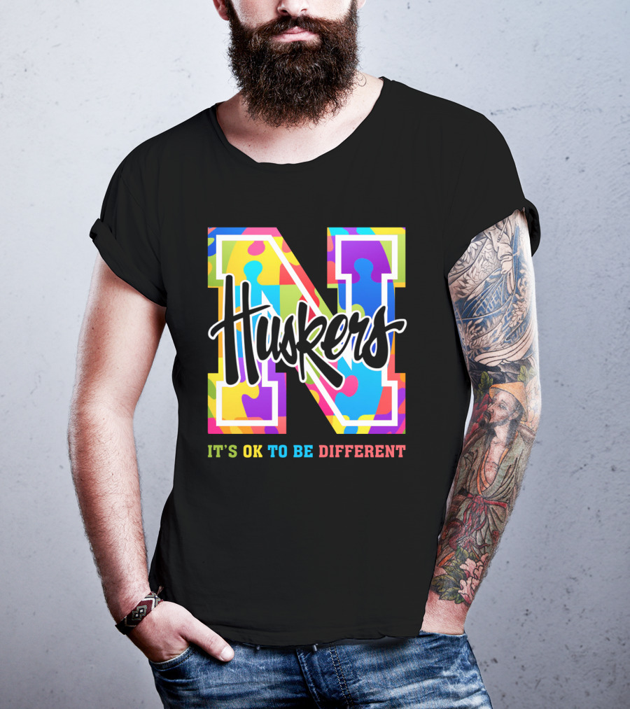 Huskers It's OK To Be Different T-Shirt
