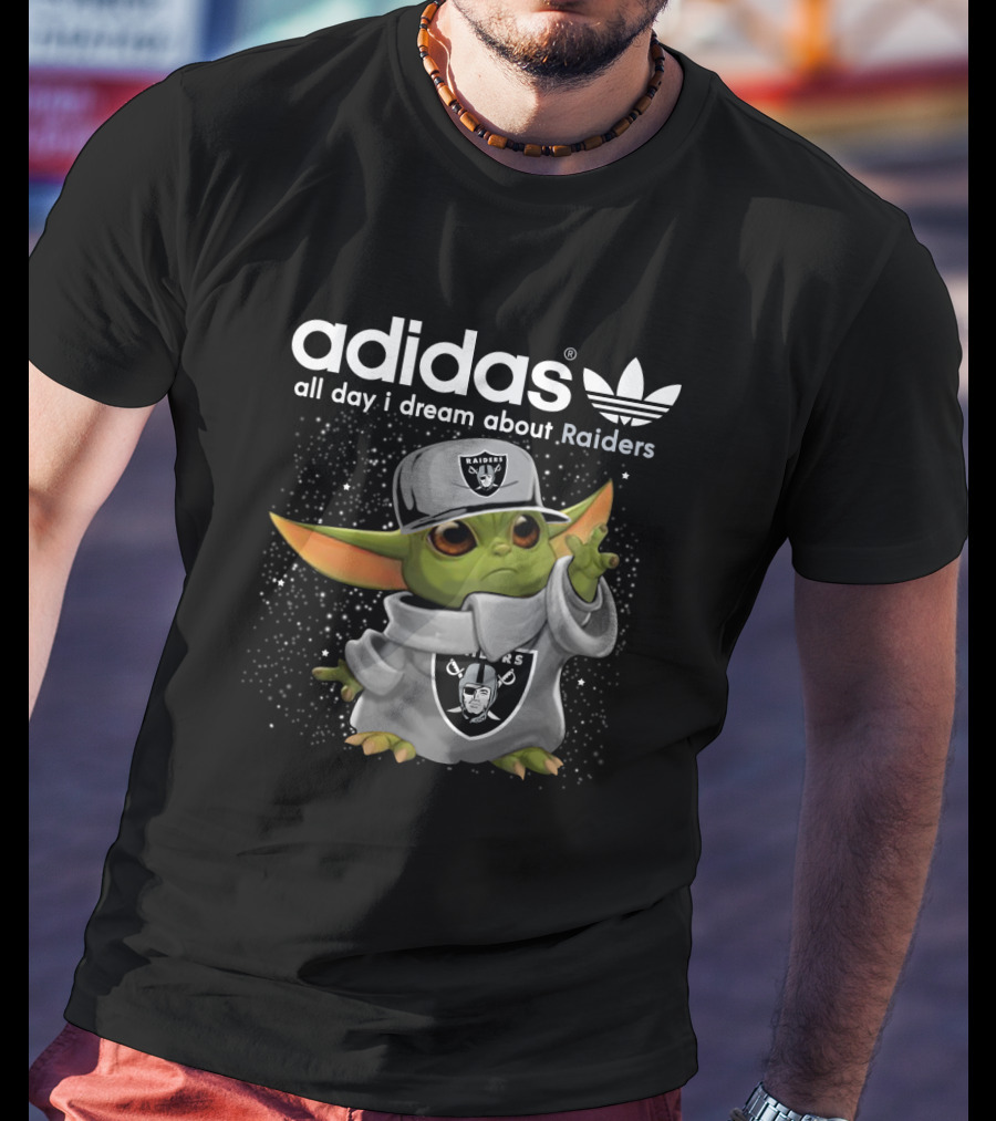 All Day I Dream About Raiders Yoda T-Shirt