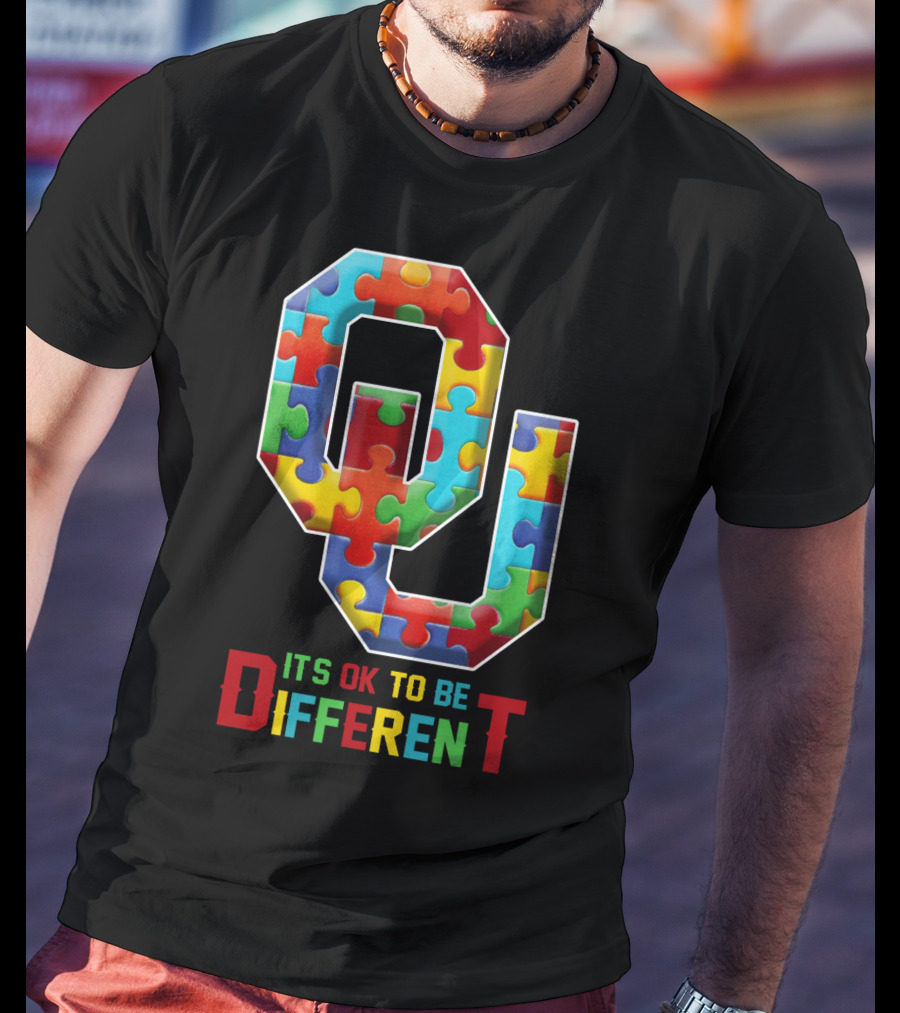 OU It's OK To Be Different Puzzle T-Shirt