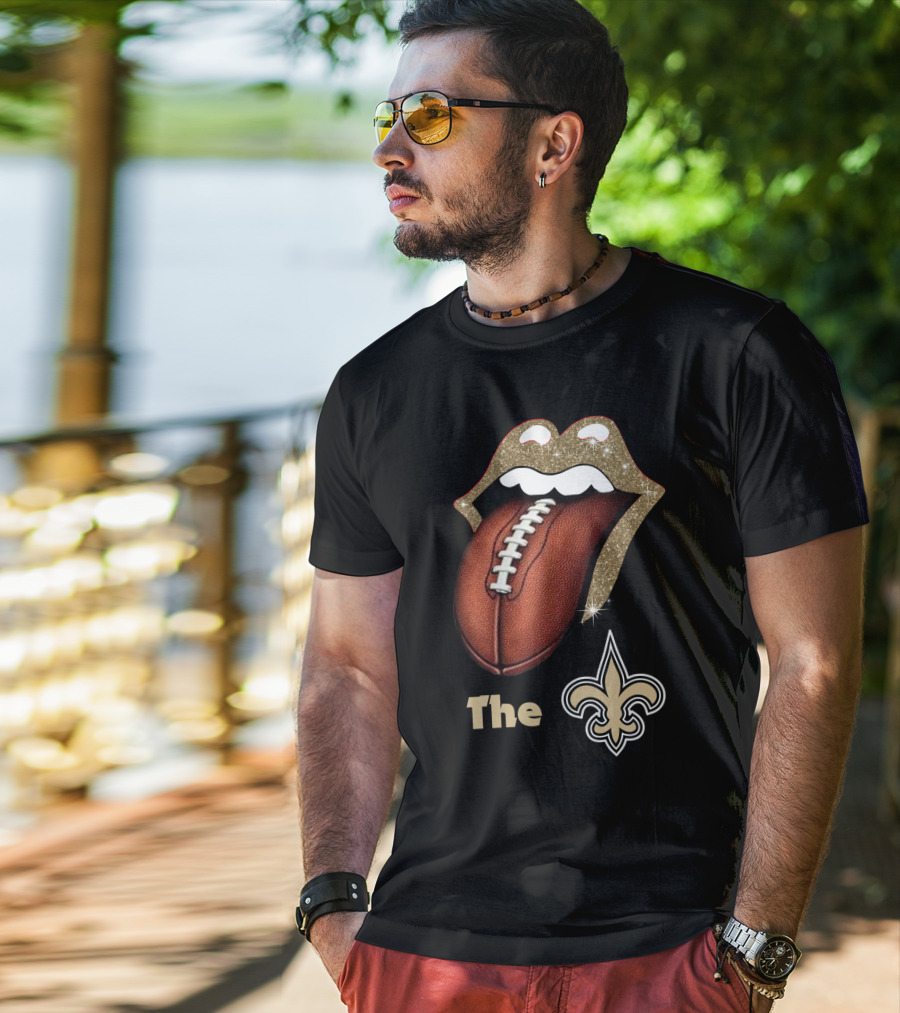 The Smile Saints Football Iconic Logo Fleur-de-Lis T-Shirt