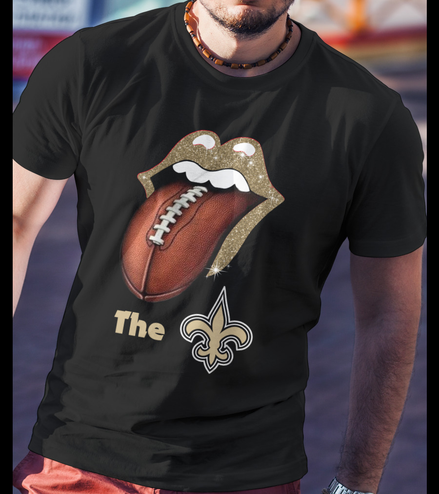 The Smile Saints Football Iconic Logo Fleur-de-Lis T-Shirt