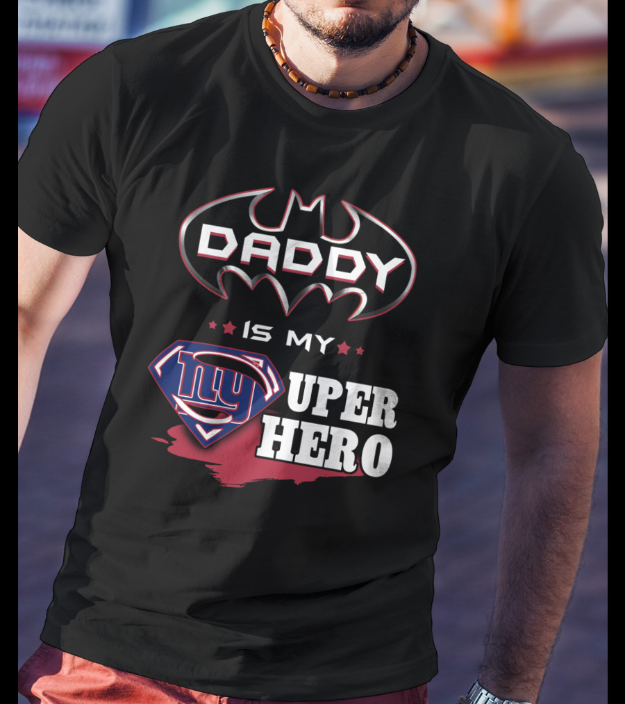 Bat-Style Daddy Is My NY Super Hero T-Shirt