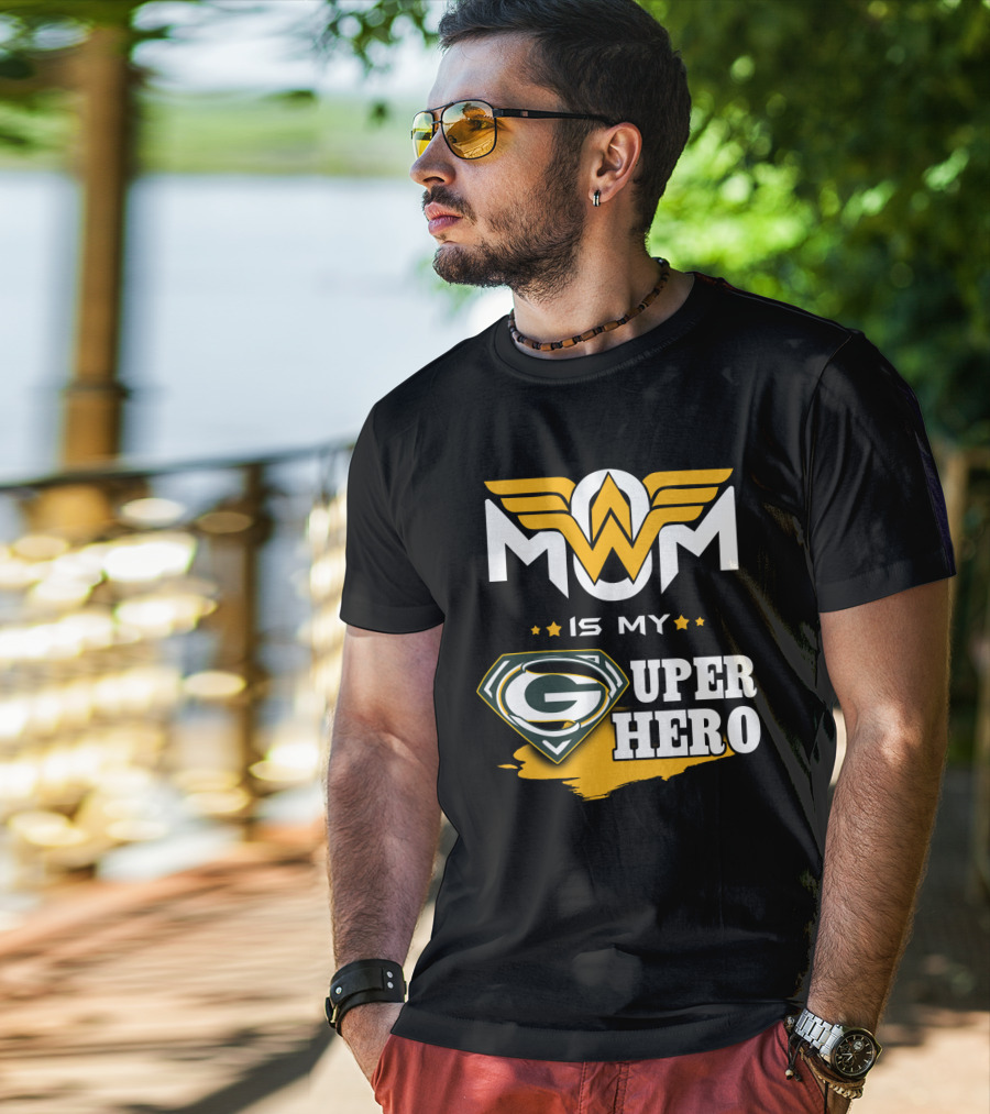 Mom Is My Packers Super Hero T-Shirt