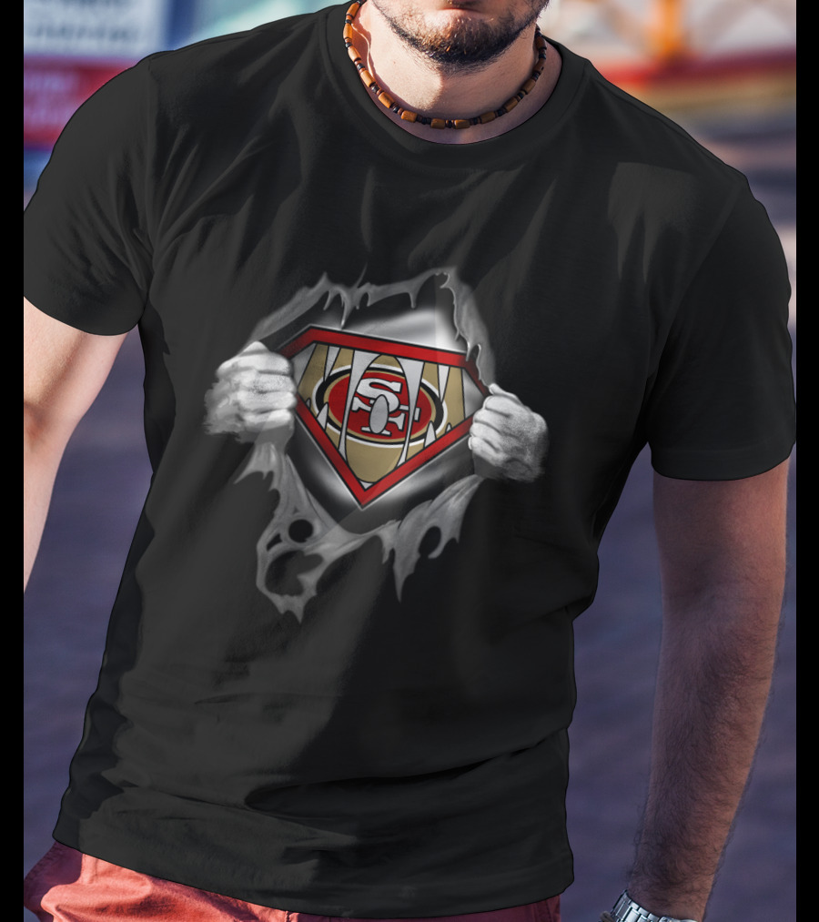 Super Mom San Francisco 49ers Fan Logo Style T-Shirt