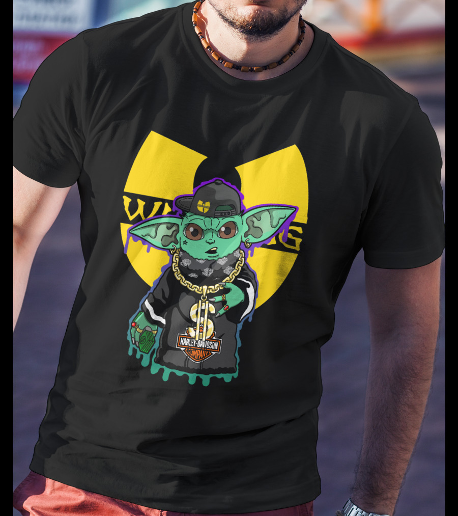 Wu-Tang Clan Harley Davidson Yoda Mashup T-Shirt