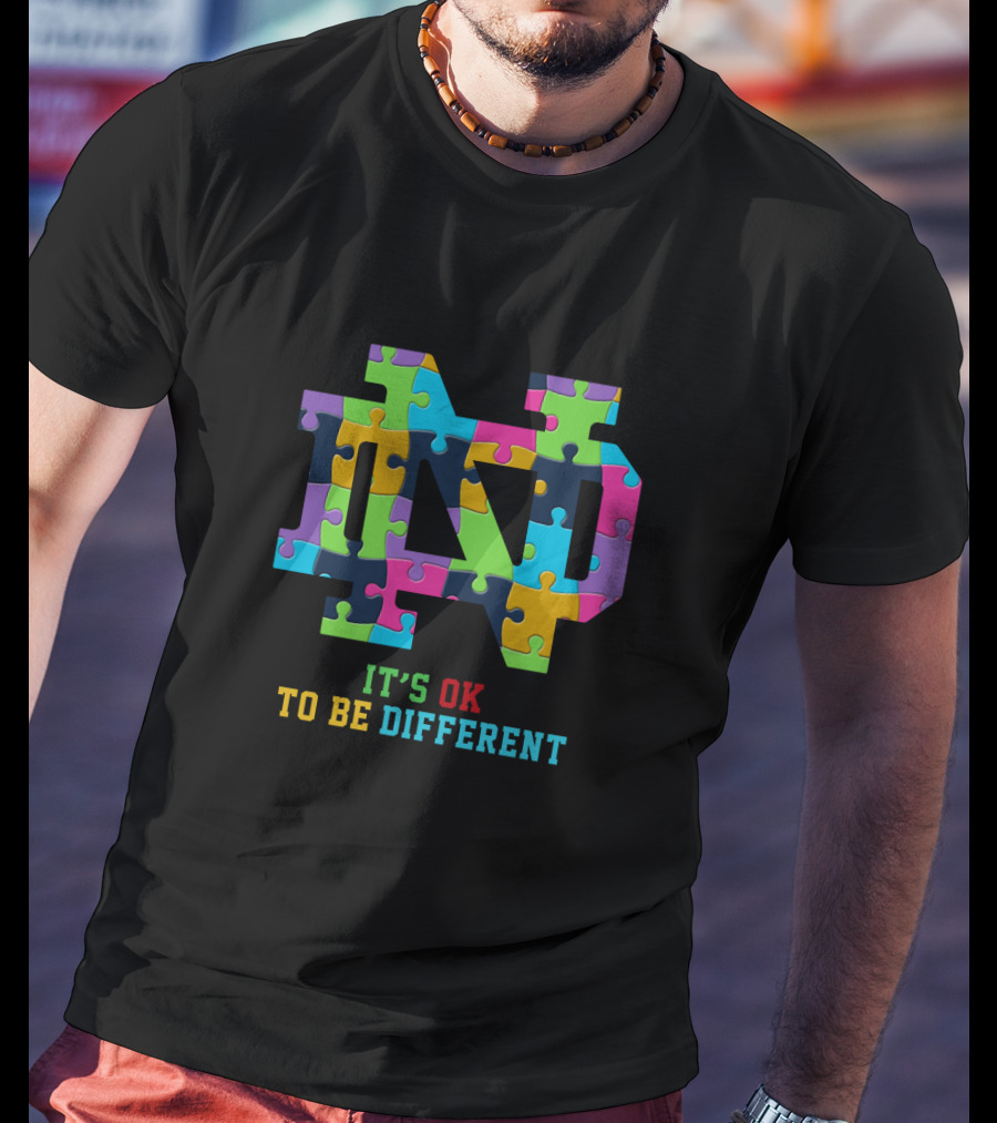 Nd Puzzle It's Ok To Be Different T-Shirt