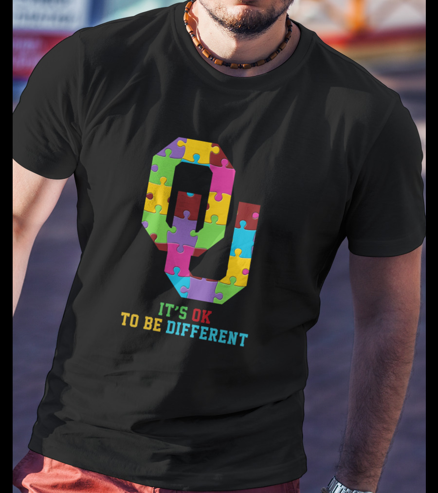 Q Puzzle It's Ok To Be Different T-Shirt