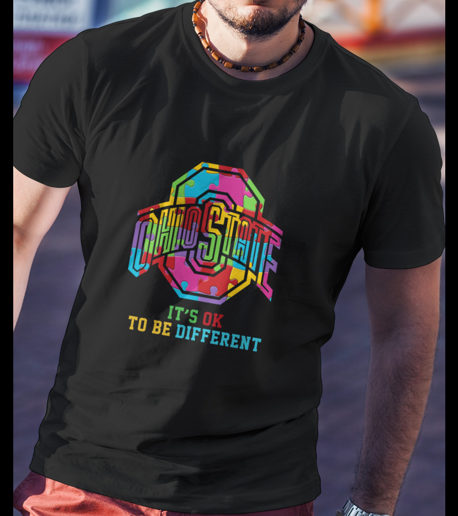 Ohio State It's Ok To Be Different Puzzle T-Shirt