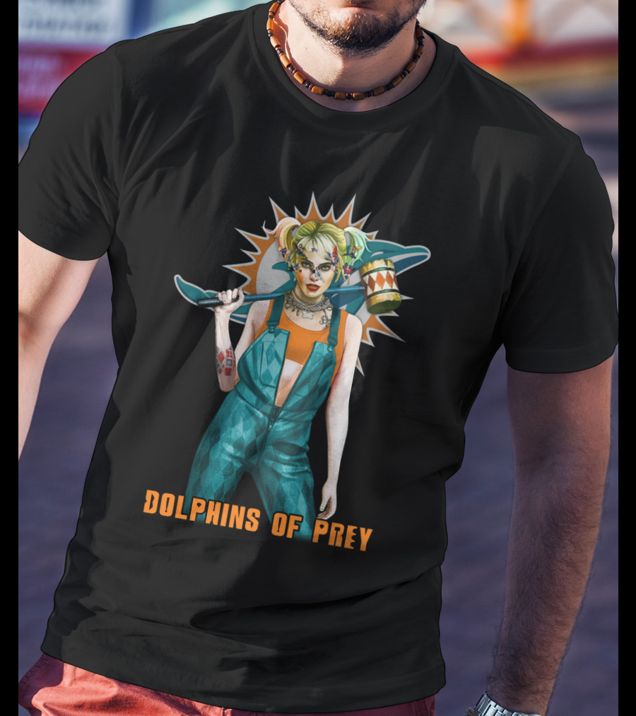 Dolphins Of Prey Nflmd Dh T-Shirt
