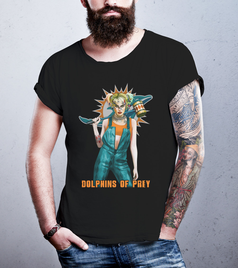 Dolphins Of Prey Nflmd Dh T-Shirt