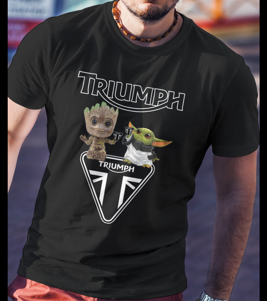 Triumph Groot Yoda Dh 21 Logo Collaboration T-Shirt