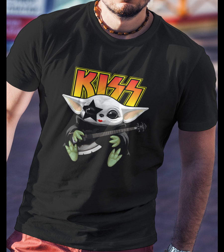 KISS Baby Alien Guitar Paul Stanley T-Shirt
