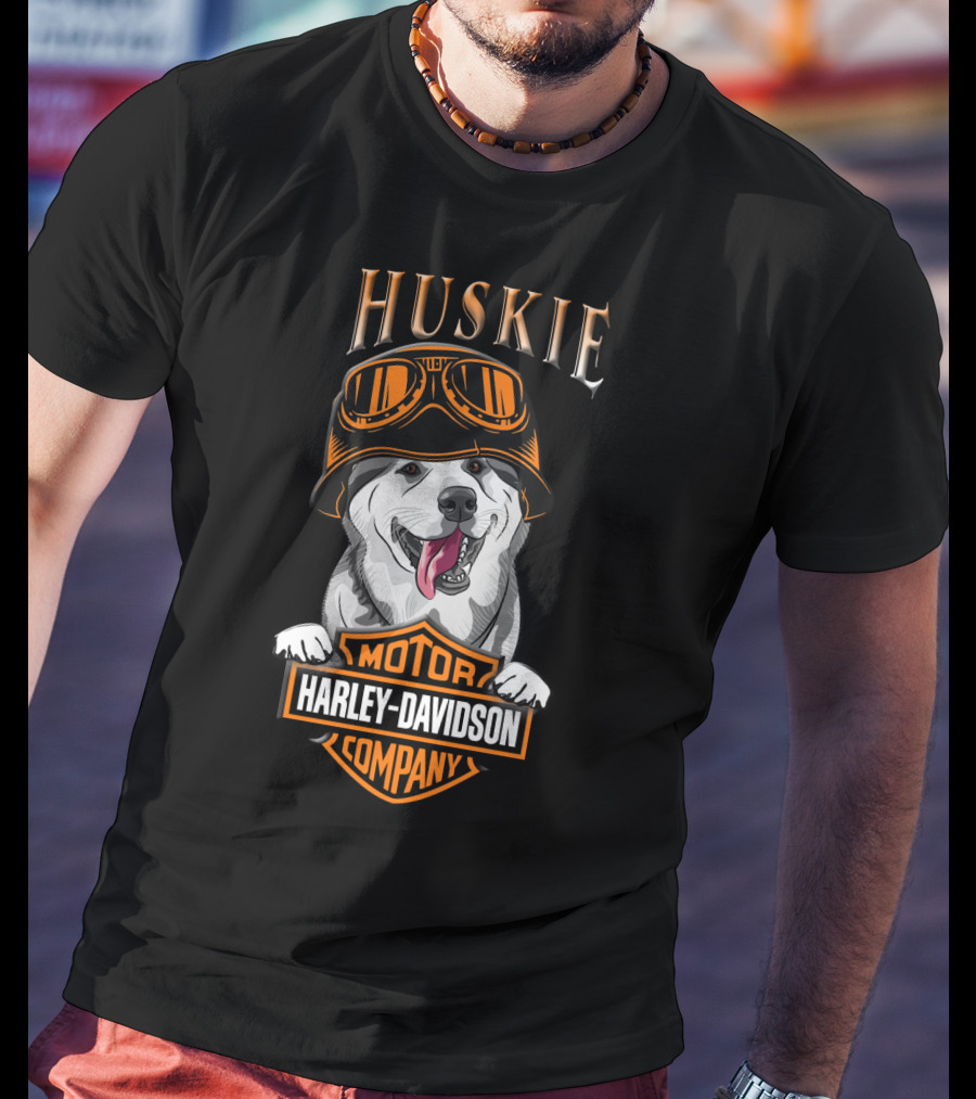 Huskie Harley Davidson Motorcycle Company T-Shirt