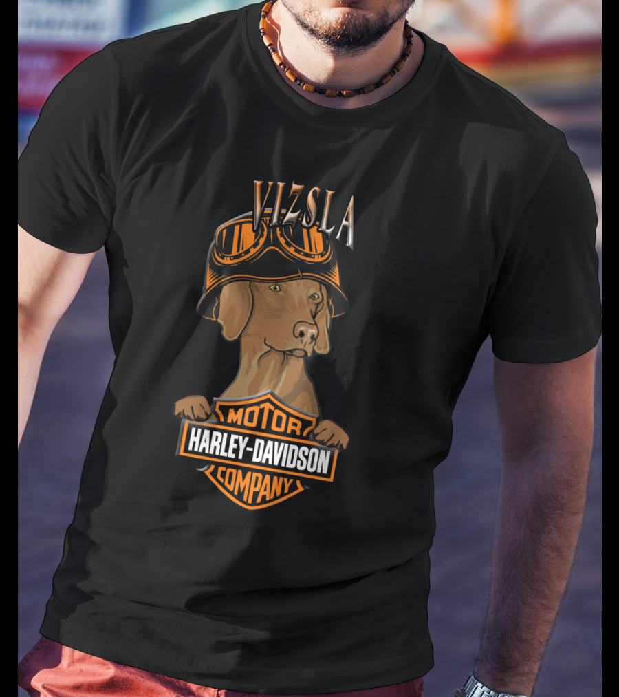 Harley Davidson Vizsla Motorcycle Company T-Shirt