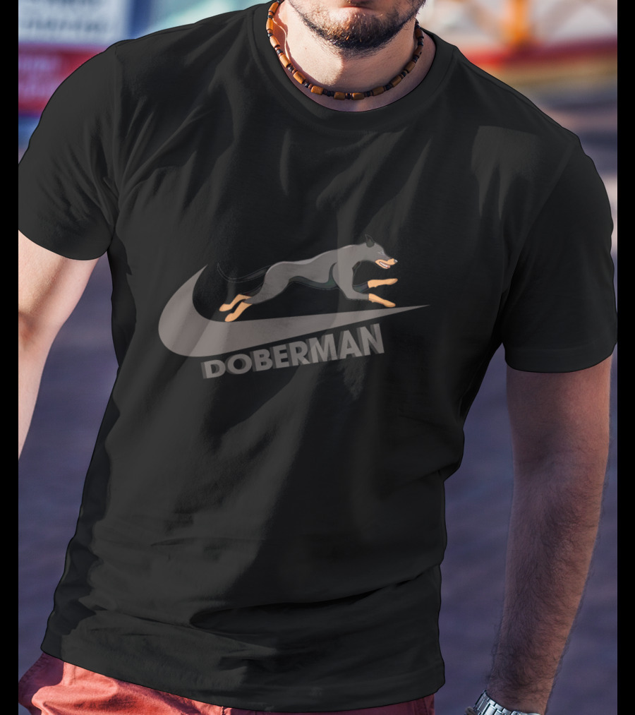 Doberman Nike Swoosh T-Shirt