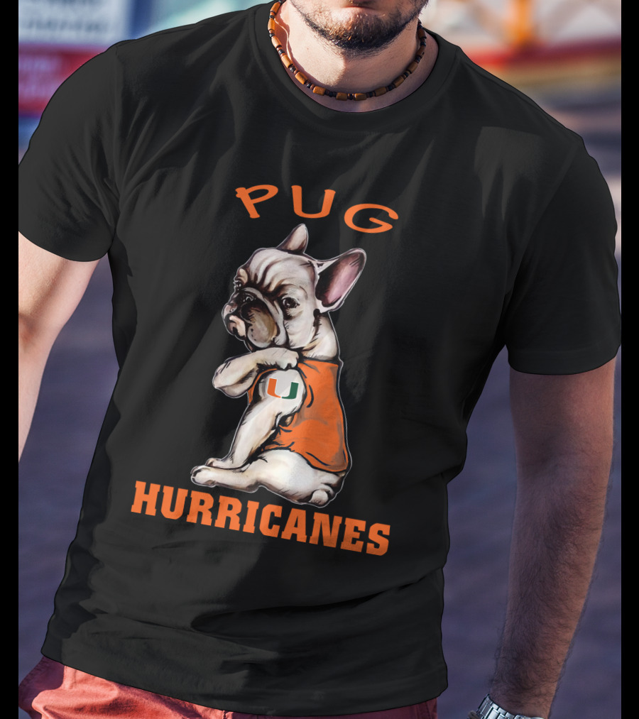 Pug Hurricanes Ncaa Mh T-Shirt