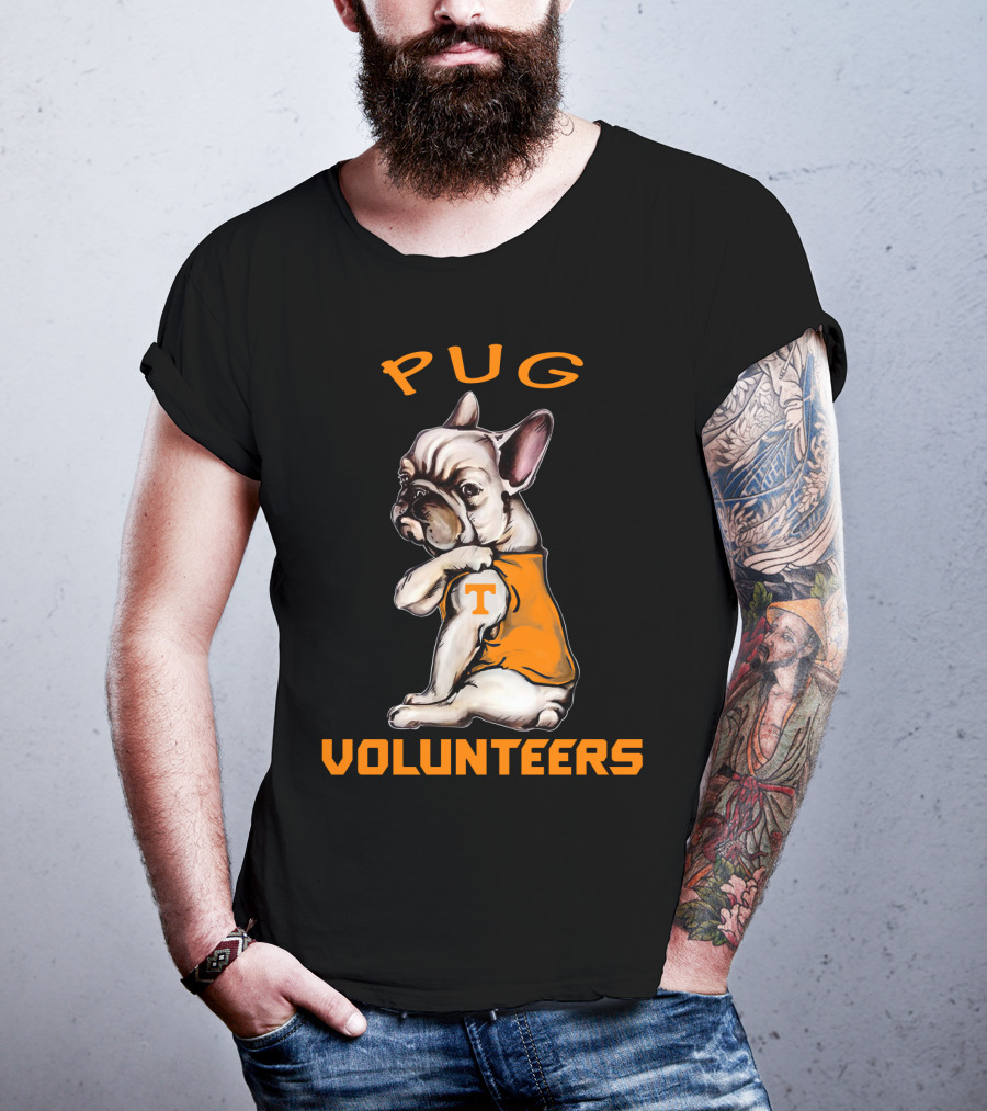 Pug Volunteers T-Shirt Tennessee Theme T-Shirt