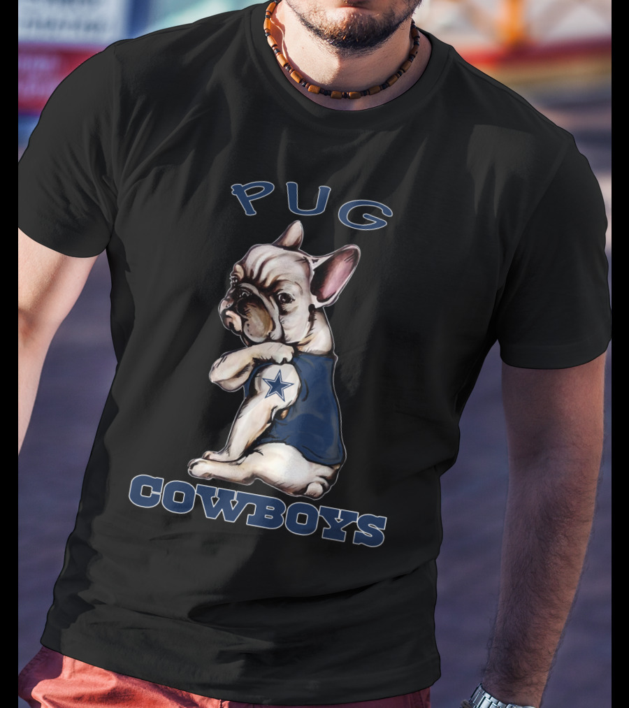 Pug Cowboys Nfldc Dh 38 T-Shirt