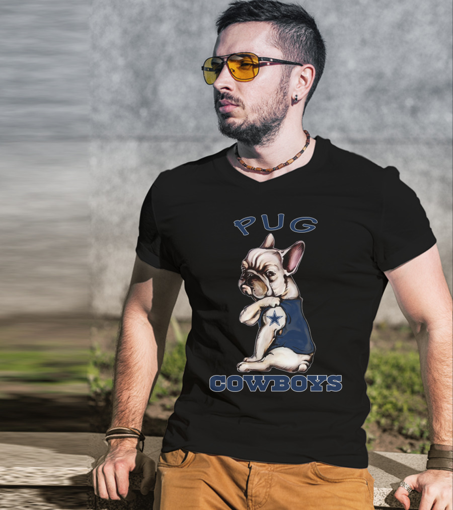 Pug Cowboys Nfldc Dh 38 T-Shirt