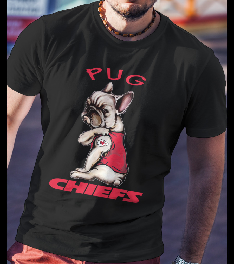 Pug Chiefs Nflkcc T-Shirt