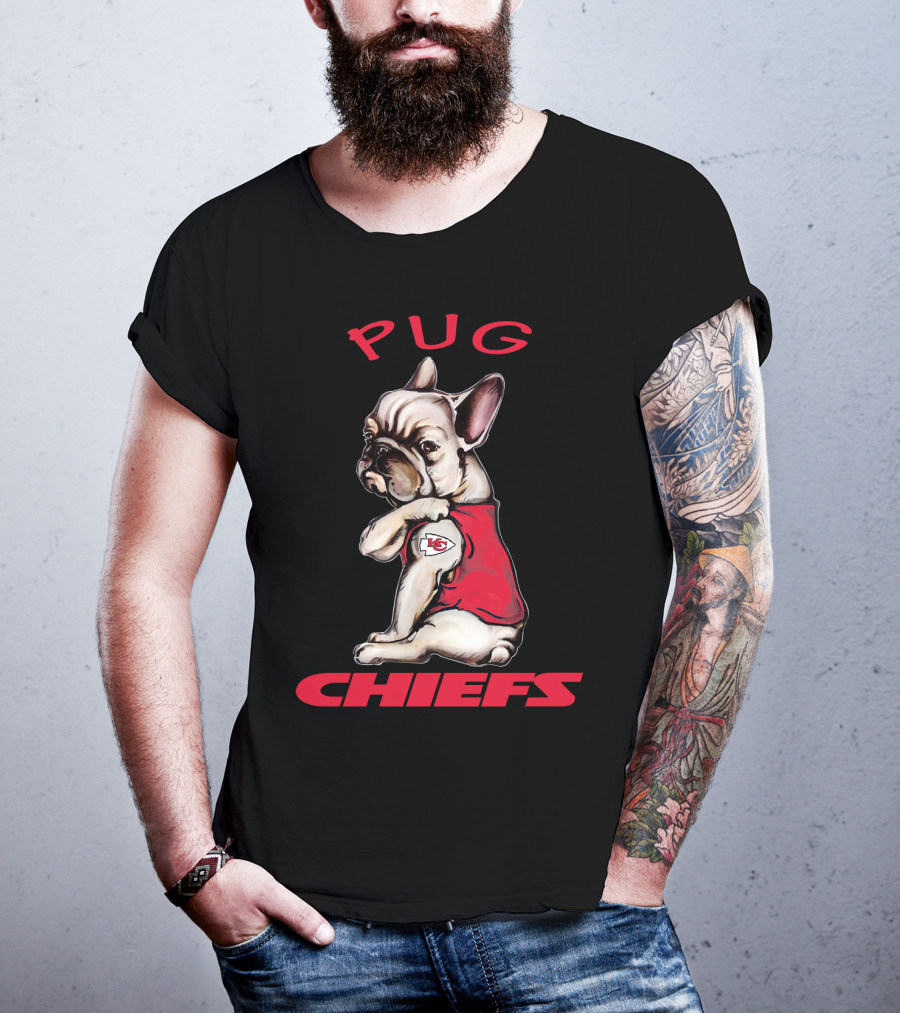 Pug Chiefs Nflkcc T-Shirt