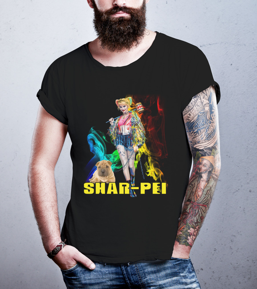 Shar-Pei Harley Quinn Dh T-Shirt