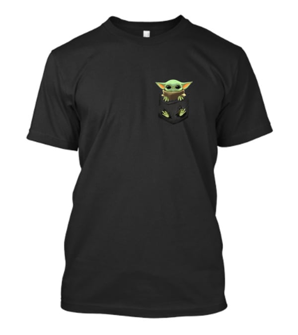 Baby Yoda In Pocket T-Shirt