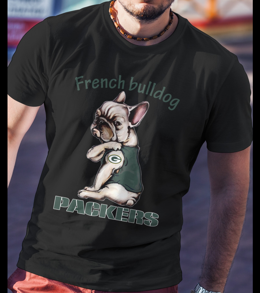 French Bulldog Packers Nflgbp Fd T-Shirt