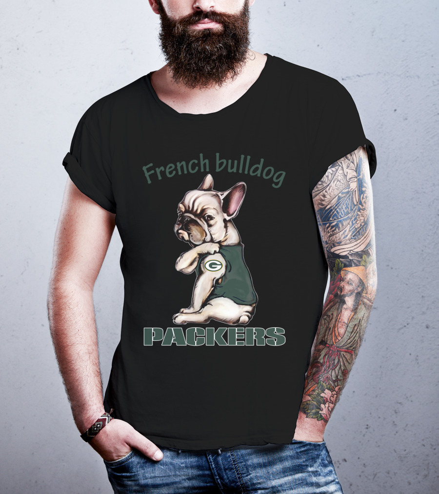 French Bulldog Packers Nflgbp Fd T-Shirt