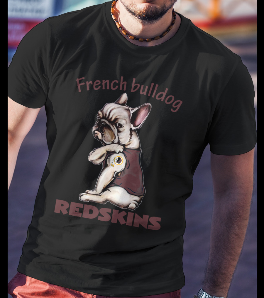 French Bulldog Redskins Nflwr Fd 38 T-Shirt