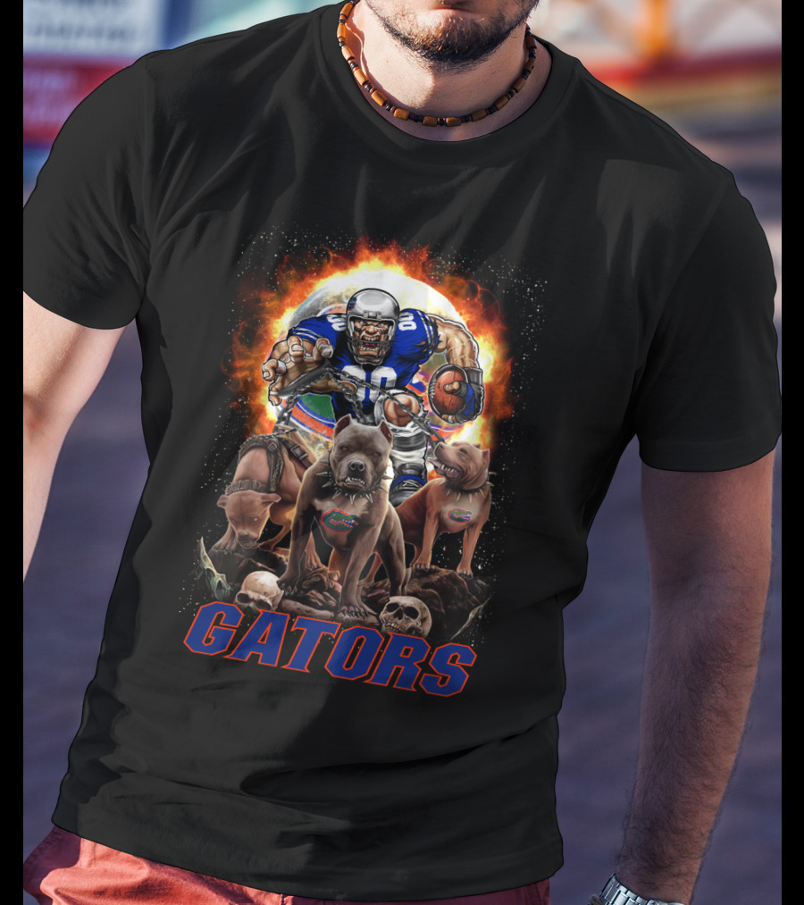 Gators Football Intensity With Fierce Dogs T-Shirt