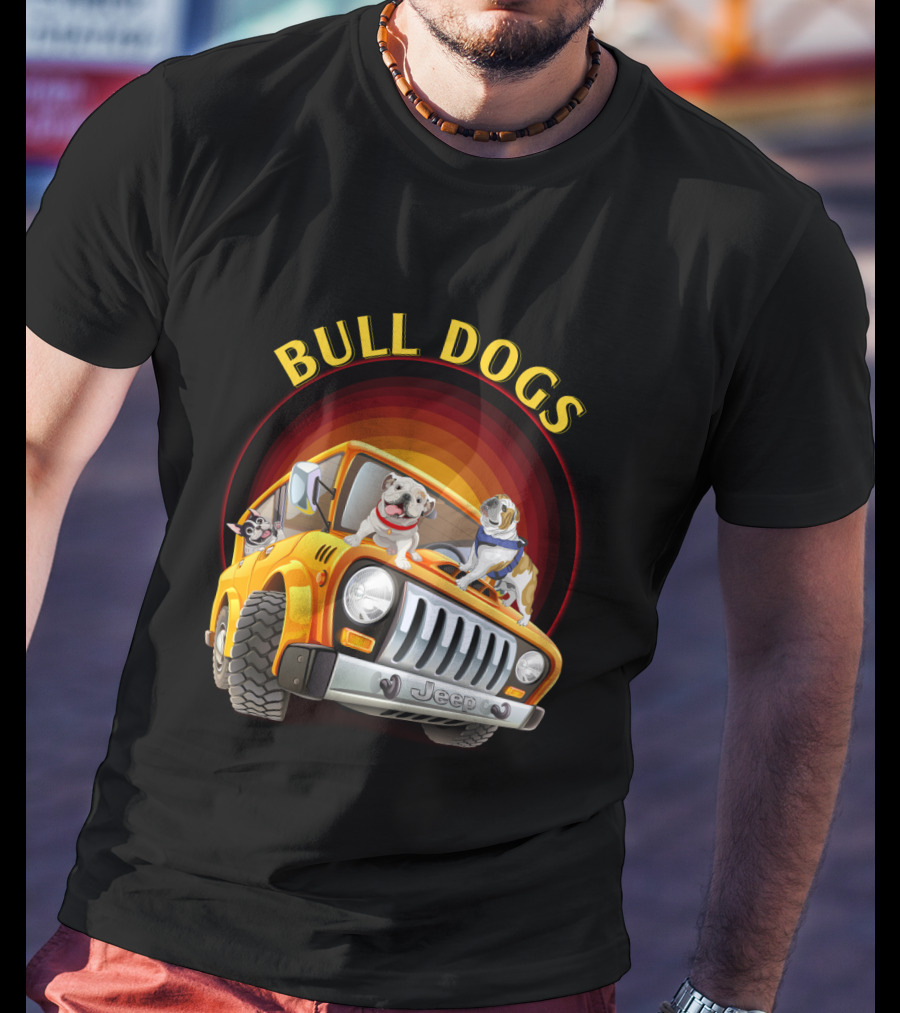 Bull Dogs Jeep Adventure Car 51 Dh T-Shirt
