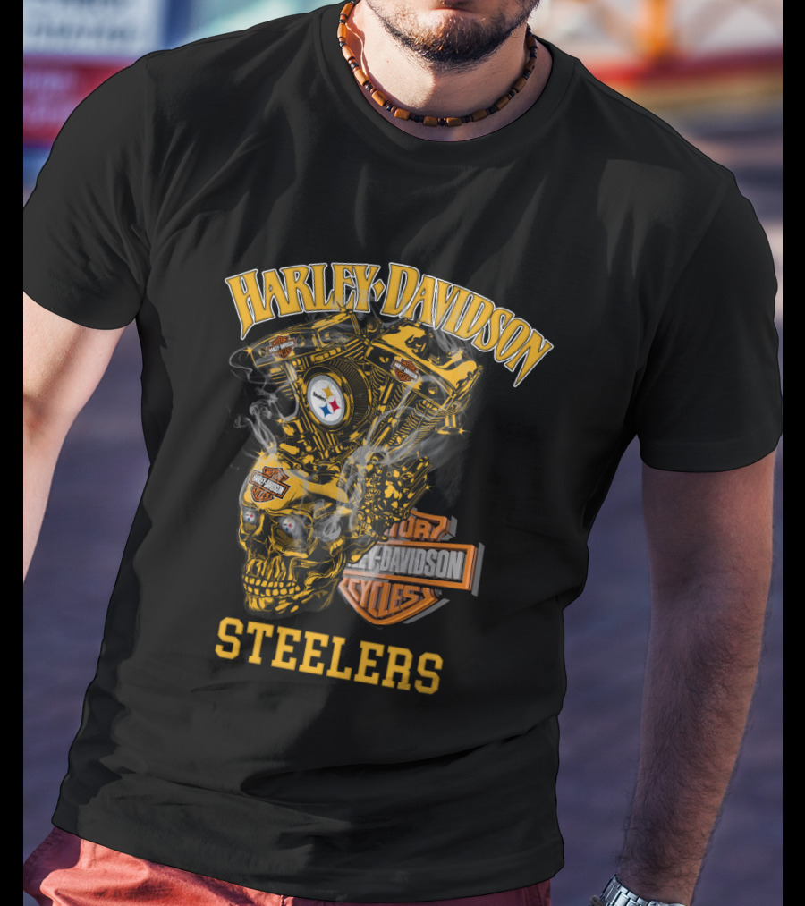 Harley Davidson Steelers Pittsburgh Hd 70 T-Shirt