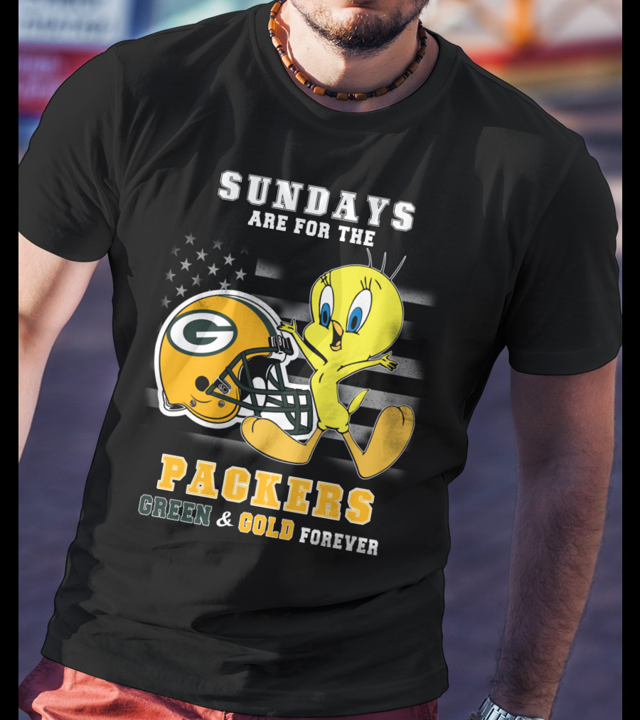 Sundays Are For The Packers Green & Gold Forever T-Shirt