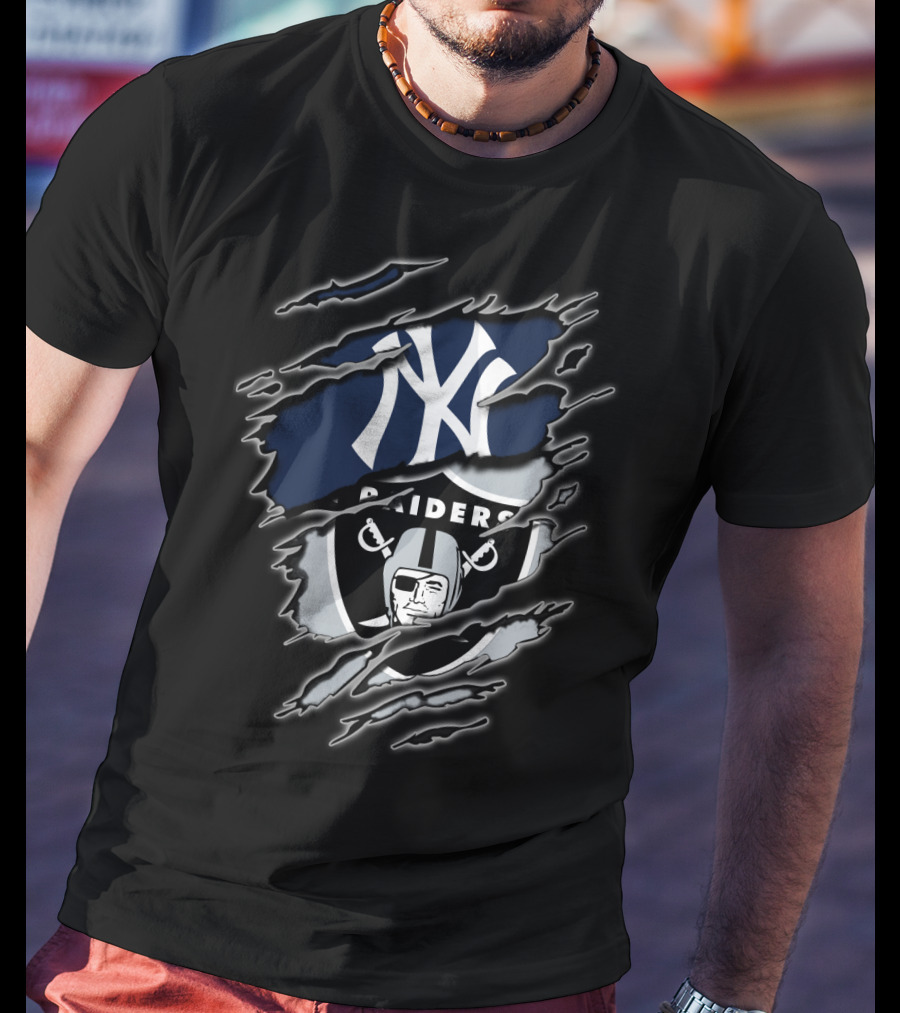 Yankees Raiders Fan Combo T-Shirt