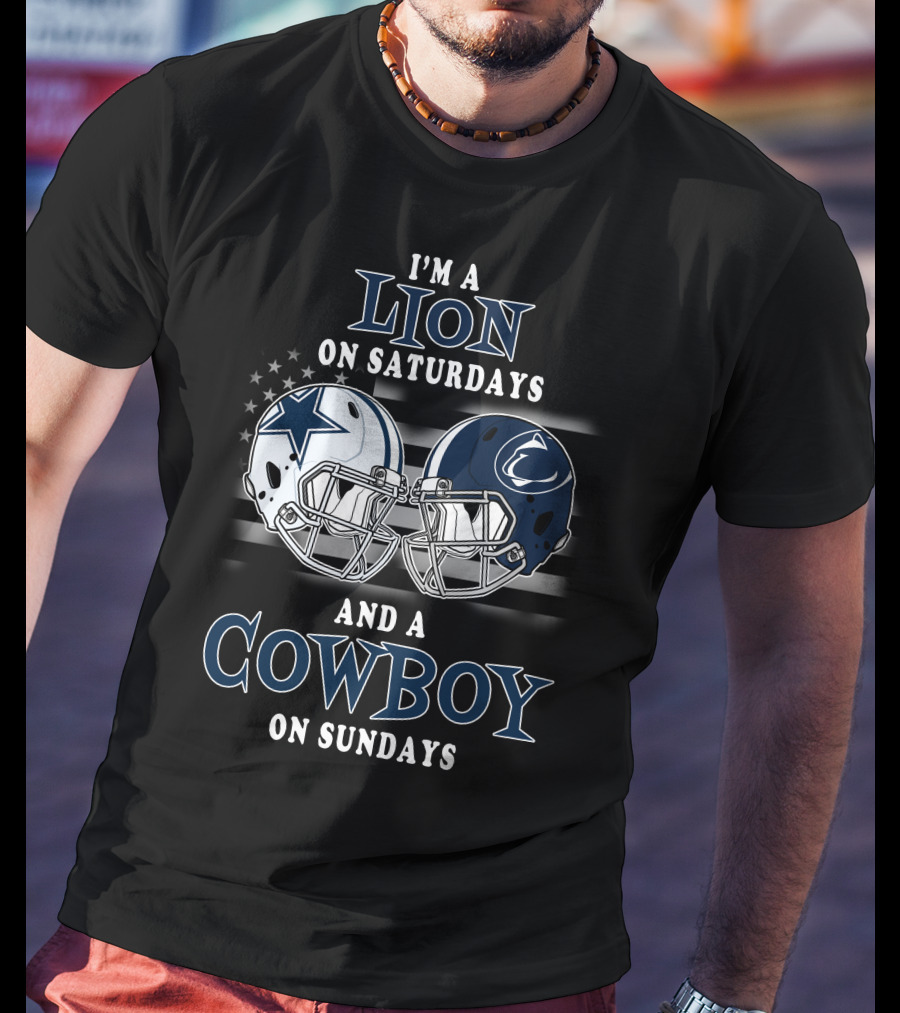 I'm A Lion On Saturdays And A Cowboy On Sundays T-Shirt