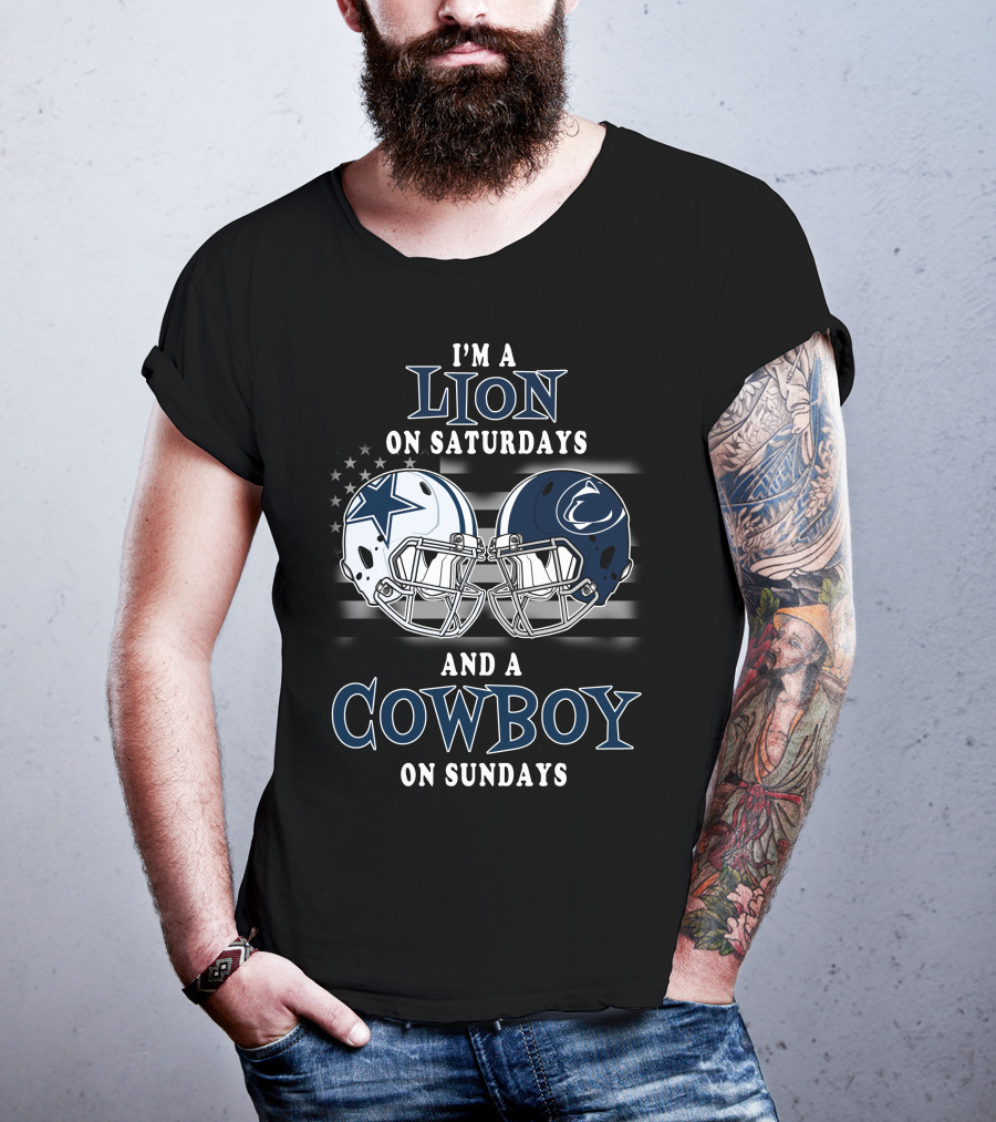 I'm A Lion On Saturdays And A Cowboy On Sundays T-Shirt