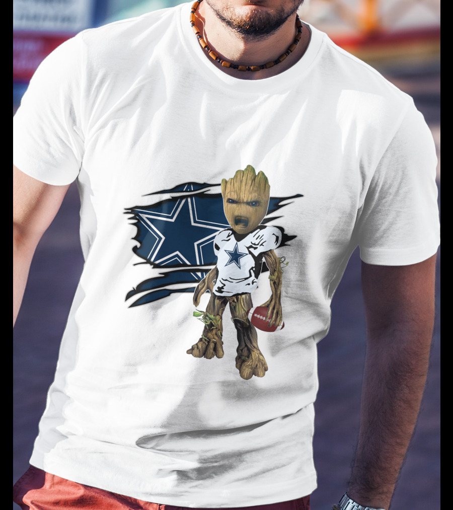 I AM Cowboys Fan's Football Character Star Team T-Shirt