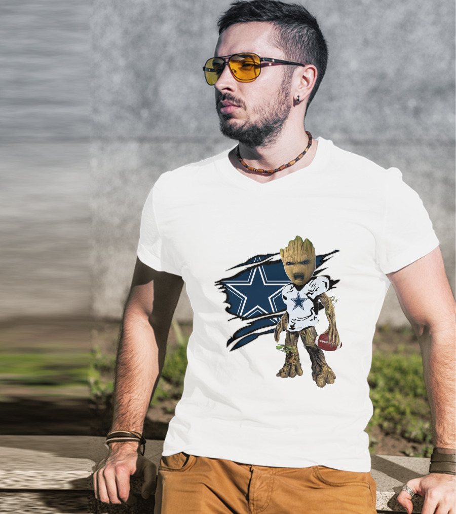 I AM Cowboys Fan's Football Character Star Team T-Shirt