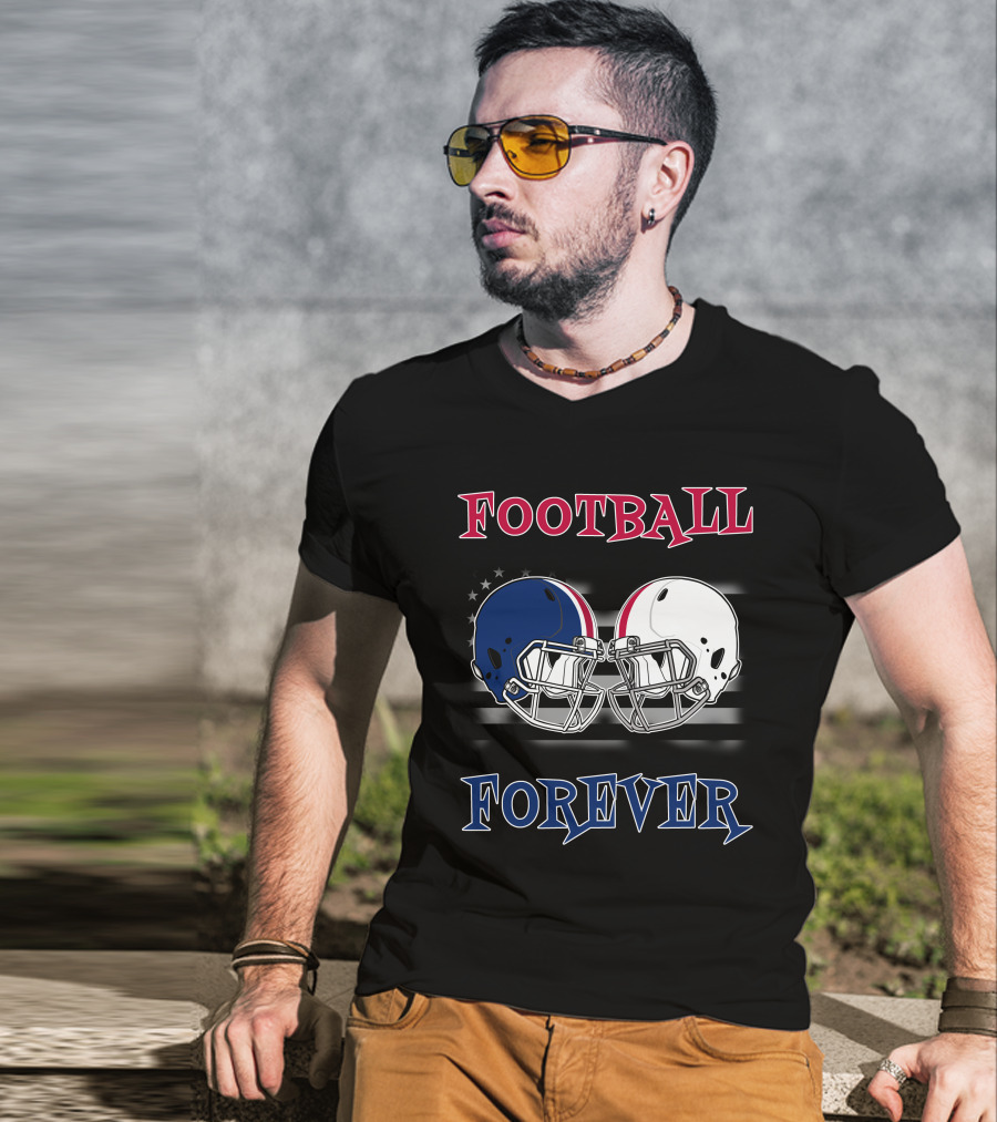 Football Forever Helmets Faceoff T-Shirt