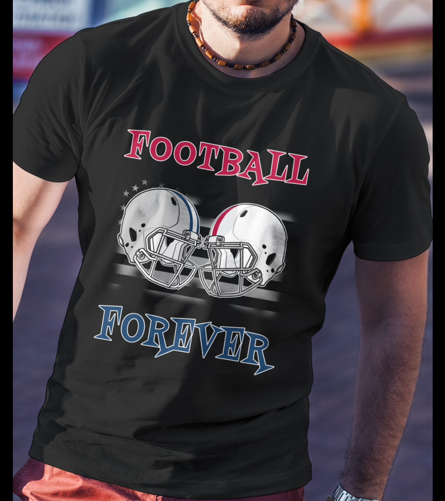 Football Forever Cow-Buck Helmets T-Shirt
