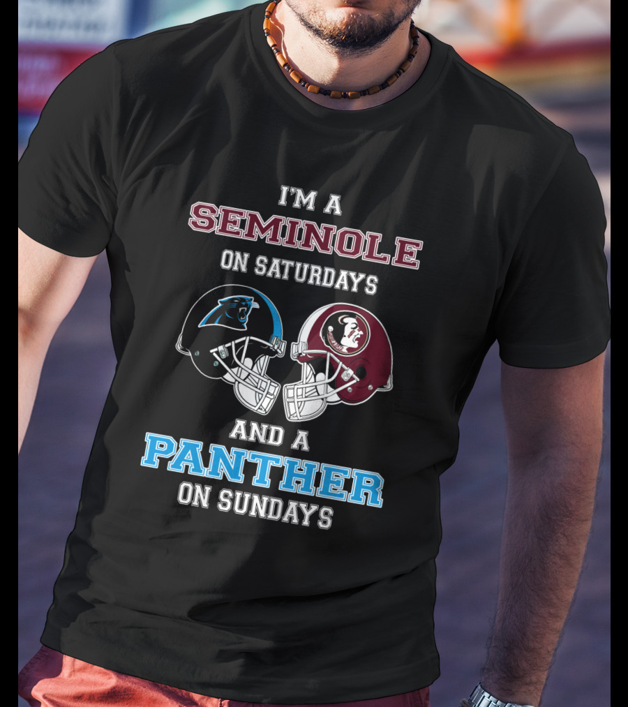 I'm A Seminole On Saturdays And A Panther On Sundays T-Shirt