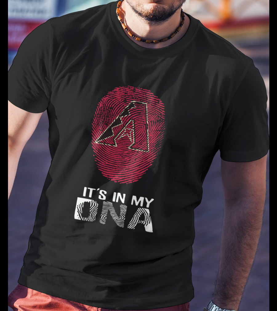 Arizona Diamondbacks It's In My DNA Fingerprint T-Shirt