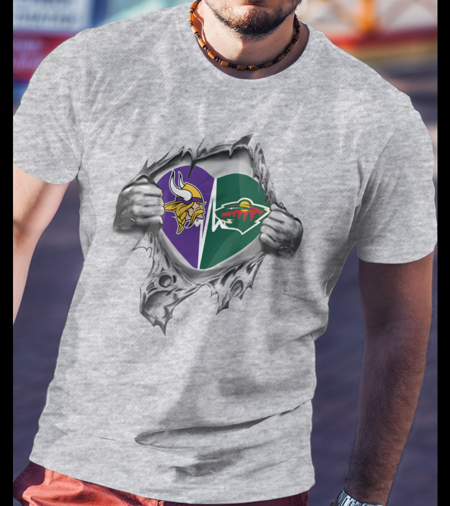 Minnesota Vikings Wild It's In My Heart T-Shirt