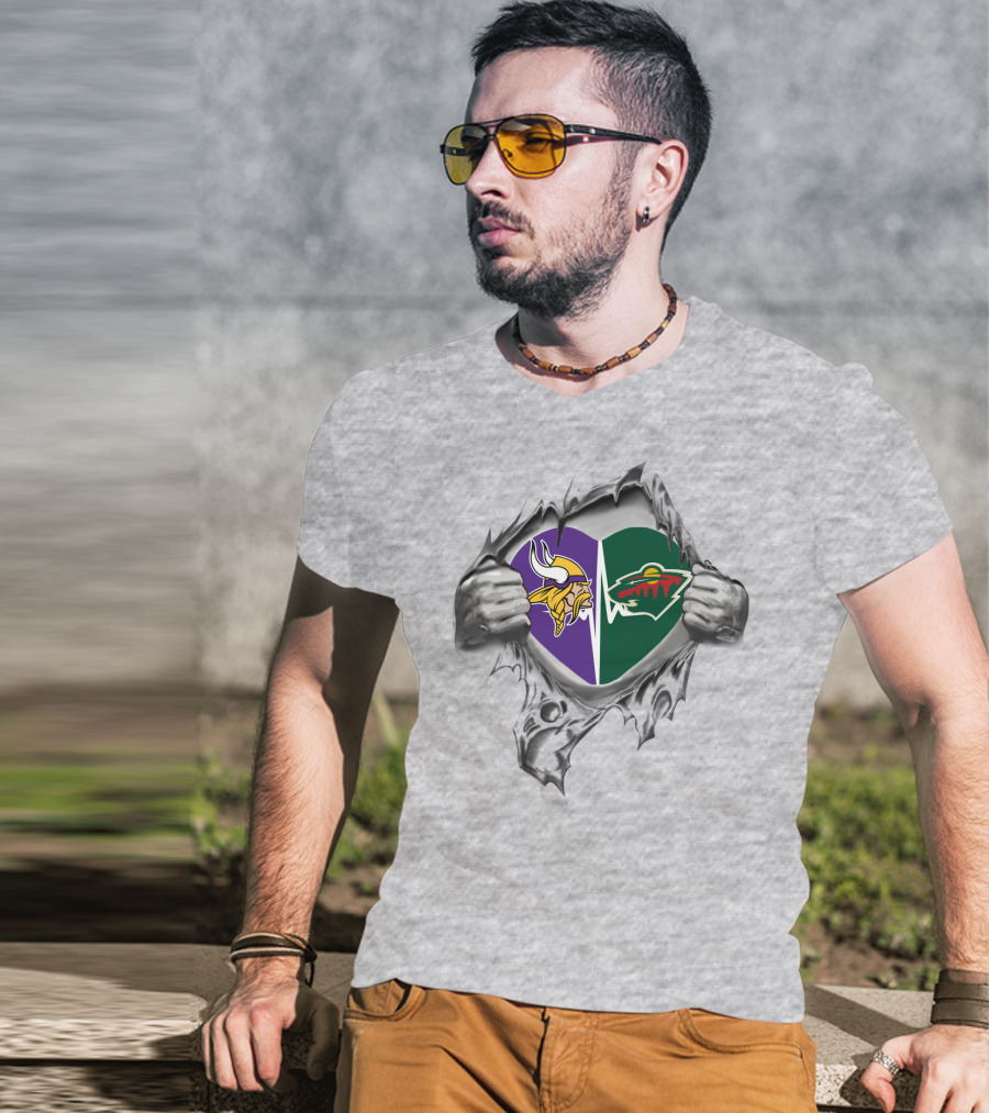 Minnesota Vikings Wild It's In My Heart T-Shirt