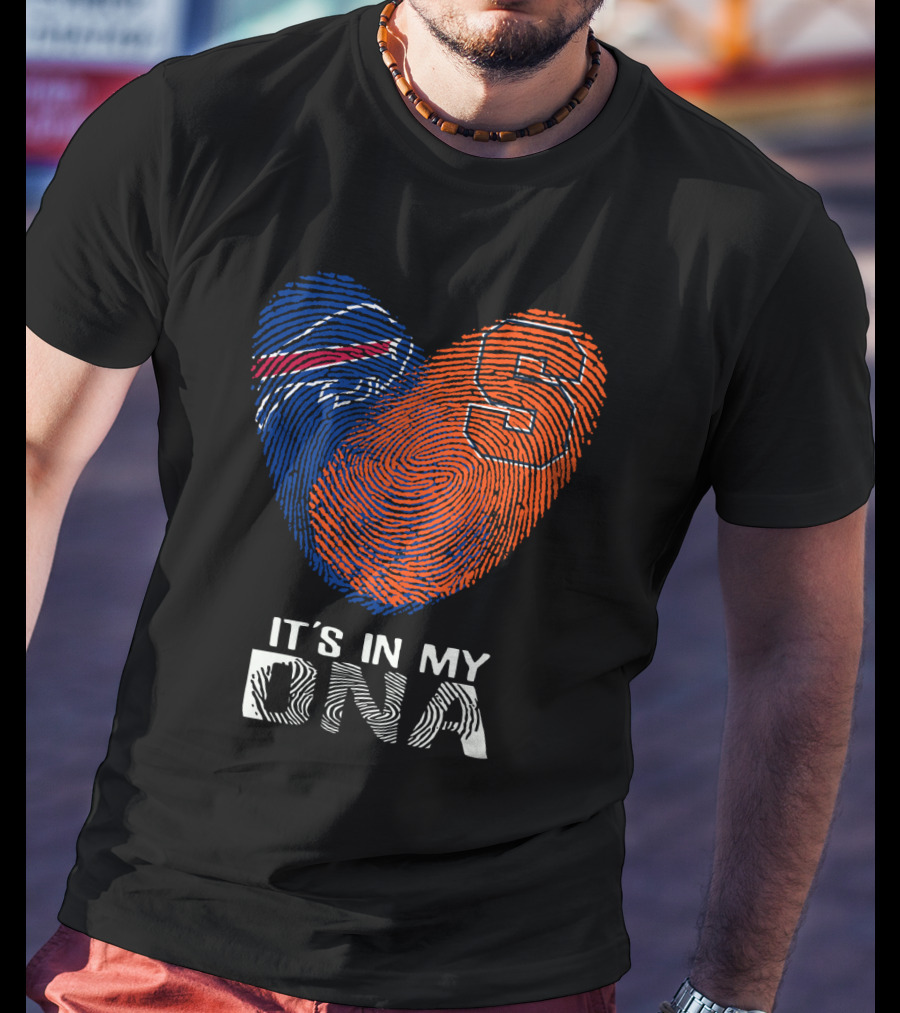Buffalo Bills Syracuse DNA Fingerprint T-Shirt